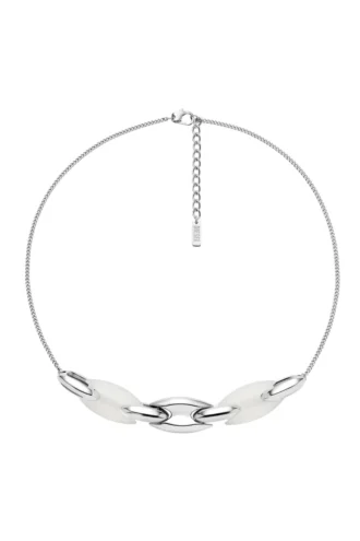 dx1616040 Halskette aus Edelstahl und Silikon mit Metamorph-Kette