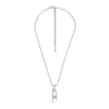 dx1624040 Schmuck Edelstahl-Halskette mit glitzerndem Anhänger