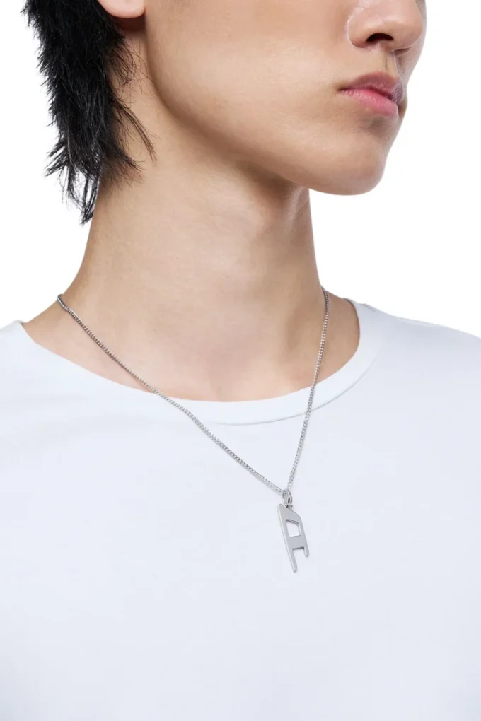dx1625040 Schmuck Edelstahl-Anhänger mit D-Logo