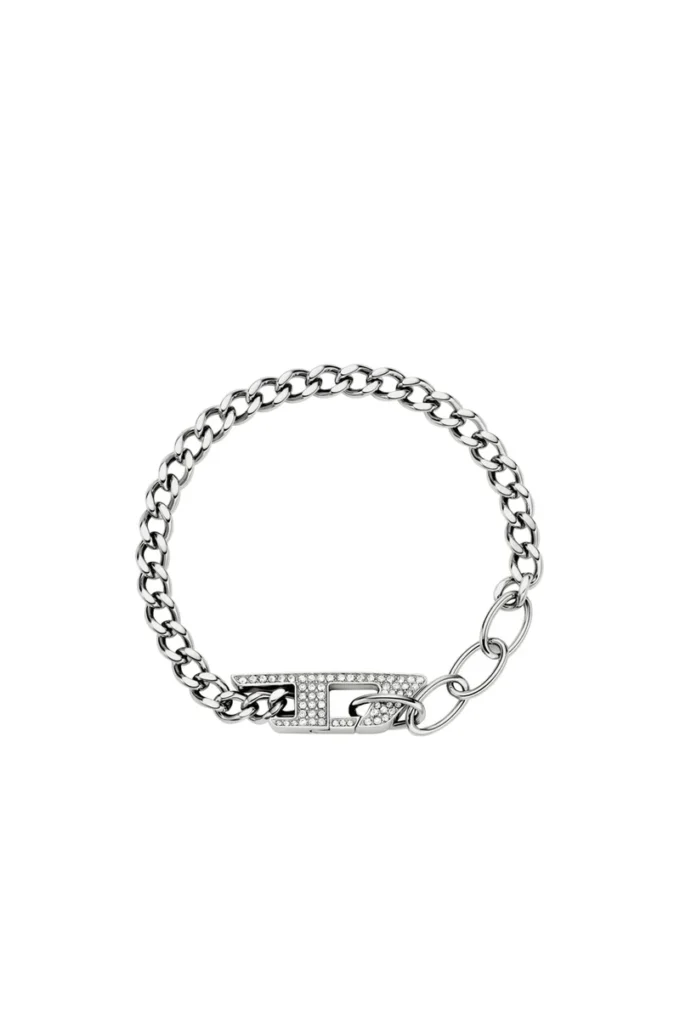 dx1627040 Schmuck Edelstahl-Glitzerkettenarmband