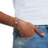 dx1627040 Schmuck Edelstahl-Glitzerkettenarmband