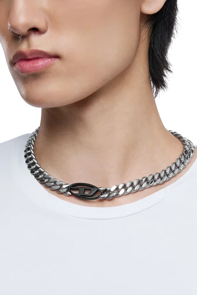 dx1635931 Schmuck Zweifarbige Edelstahl-Kettenhalskette dx1635931 Schmuck Zweifarbige Edelstahl-Kettenhalskette