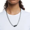 dx1636931 Schmuck Zweifarbige Edelstahl-Kettenhalskette