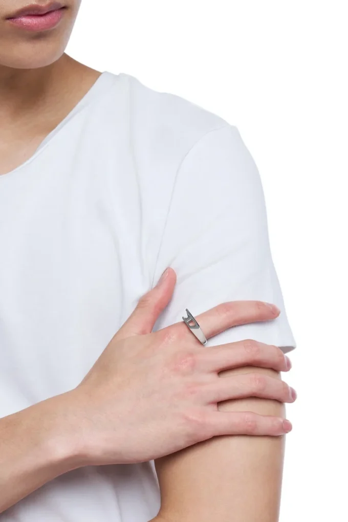 dx1638040 Schmuck Siegelring aus Edelstahl