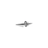 dx1640040 Schmuck Ohrstecker aus Edelstahl mit Spike