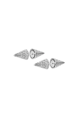 dx1658040 Schmuck Ohrstecker aus silberfarbenem Messing