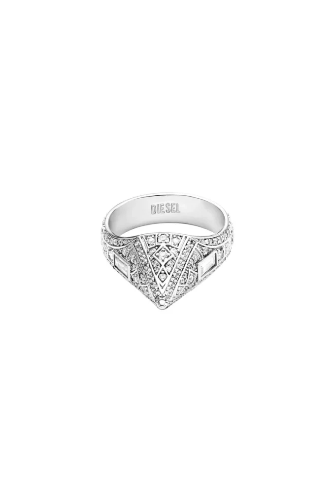 dx1659040 Schmuck Silberfarbener Messingring