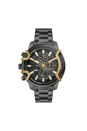 dz4668 Griffed Zweifarbige Edelstahluhr