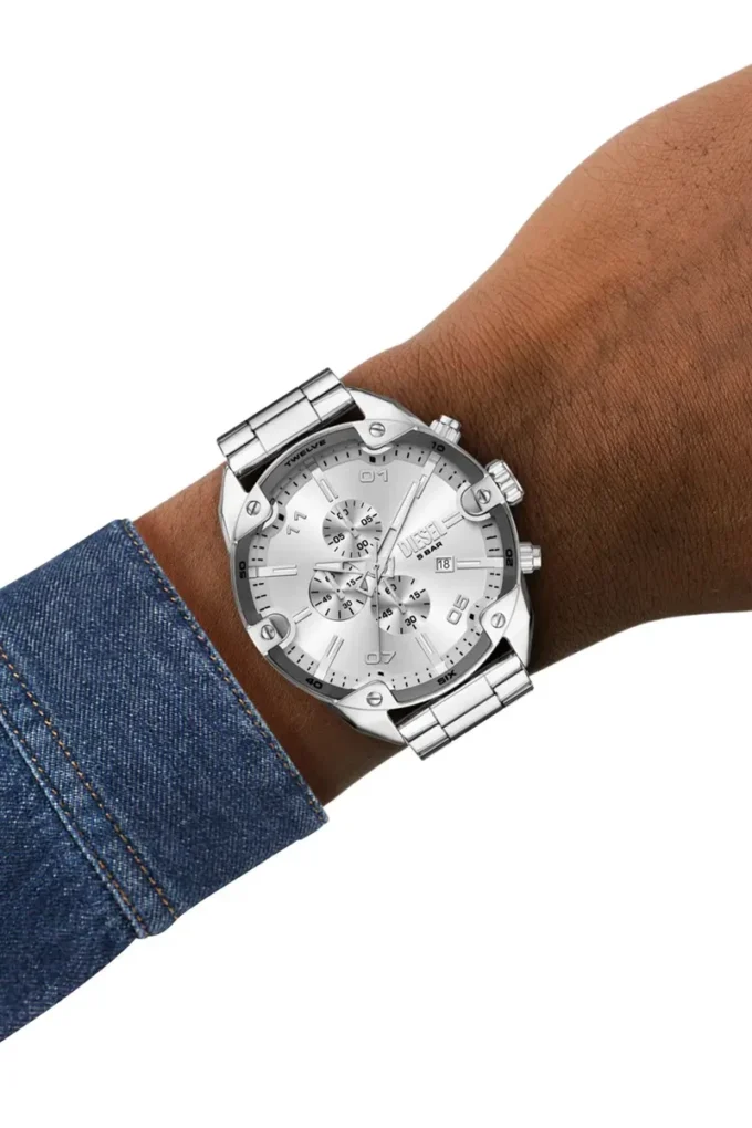 dz4677 Diesel Spiked Chronograph Edelstahluhr dz4677 Diesel Spiked Chronograph Edelstahluhr
