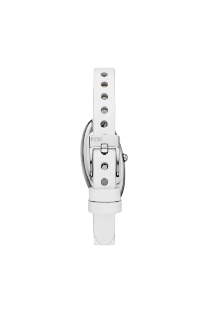 dz5613 Uhr D-Era Zwei-Zeiger-Uhr aus weißem Leder dz5613 Uhr D-Era Zwei-Zeiger-Uhr aus weißem Leder