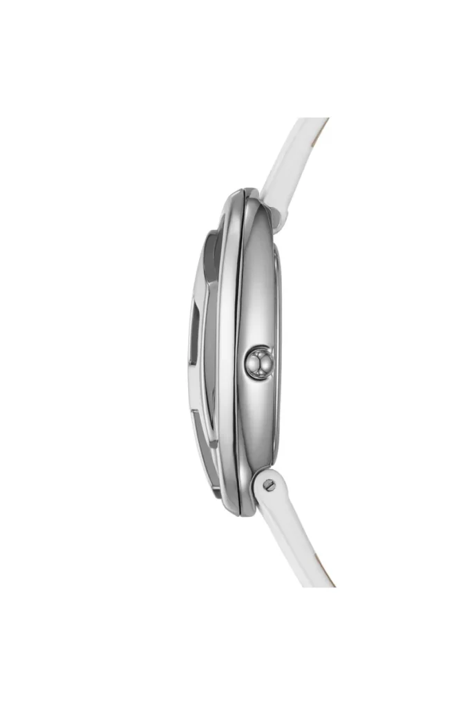 dz5613 Uhr D-Era Zwei-Zeiger-Uhr aus weißem Leder dz5613 Uhr D-Era Zwei-Zeiger-Uhr aus weißem Leder