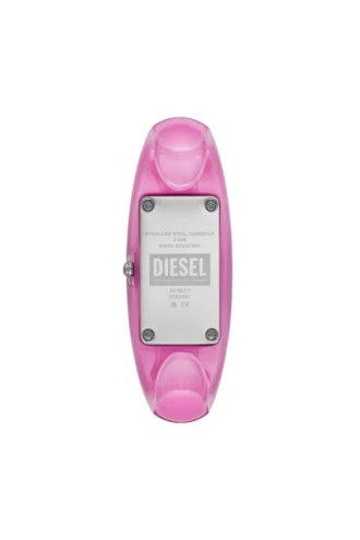 dz5617 Uhr Diesel Wonder-D Zwei-Zeiger-Uhr aus rosa Nylonharz