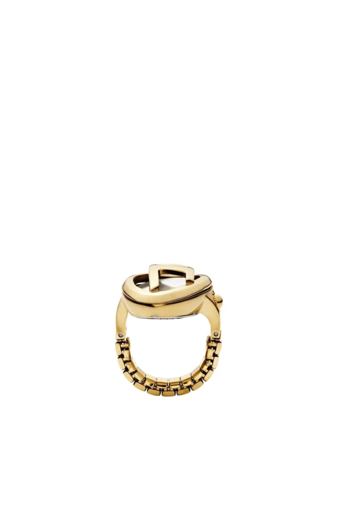 dz5626 Uhr D-Era goldfarbene Edelstahl-Ringuhr