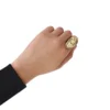 dz5626 Uhr D-Era goldfarbene Edelstahl-Ringuhr