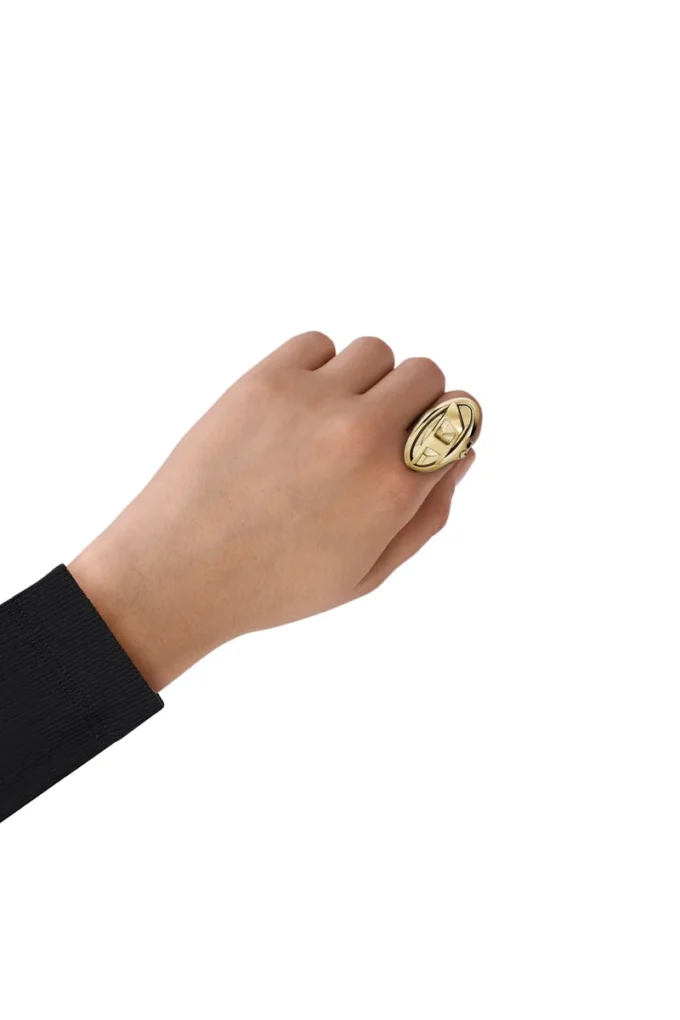 dz5626 Uhr D-Era goldfarbene Edelstahl-Ringuhr