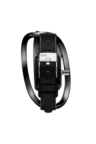 dz5629 Uhr Wrap-D schwarze Lederuhr