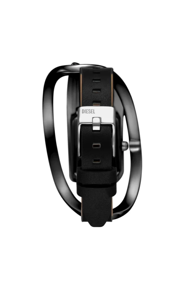 dz5629 Uhr Wrap-D schwarze Lederuhr