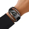 dz5629 Uhr Wrap-D schwarze Lederuhr