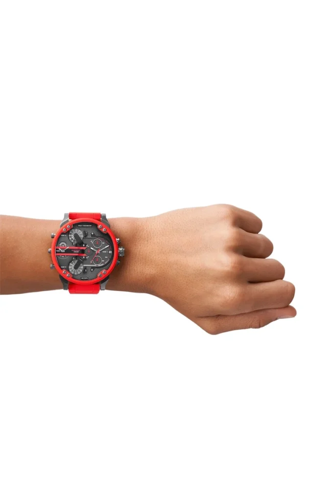 dz7370 Mr. Daddy 2.0 rote Metalluhr, 55 mm