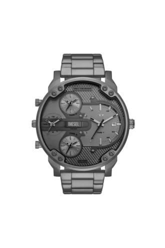dz7487 Diesel Mr. Daddy Slim Multi Movement Graue Edelstahluhr