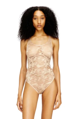 ezzy-utlt Nylon-Body mit Spitzenverzierung