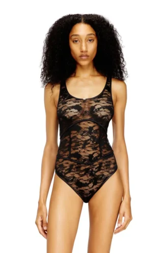 ezzy-utlt Nylon-Body mit Spitzenverzierung
