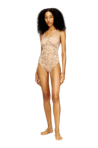 ezzy-utlt Nylon-Body mit Spitzenverzierung