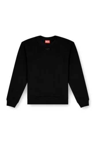f-normy-od Baumwoll-Sweatshirt mit ovaler D-Stickerei