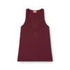 fr-t-ipsya Burgunderrotes Tanktop mit Oval D-Detail fr-t-ipsya Burgunderrotes Tanktop mit Oval D-Detail