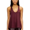 fr-t-ipsya Burgunderrotes Tanktop mit Oval D-Detail fr-t-ipsya Burgunderrotes Tanktop mit Oval D-Detail