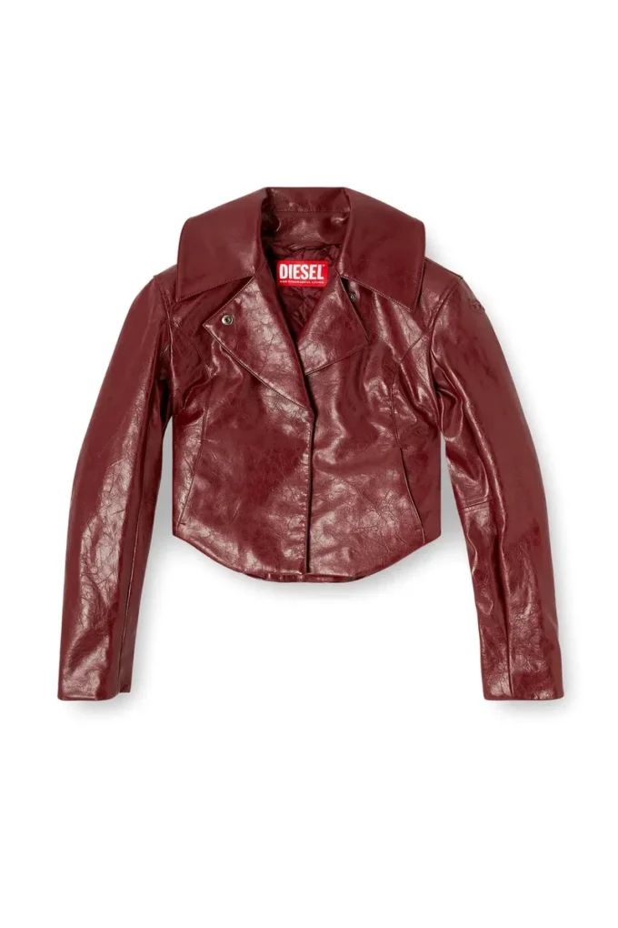 g-ameck Taillierte Jacke aus beschichtetem Stoff