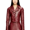 g-ameck Taillierte Jacke aus beschichtetem Stoff