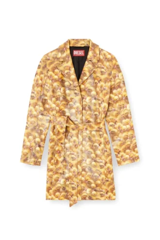 g-oji Trenchcoat mit Entenprint