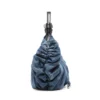 grab-d Hobo-Tasche l Grab-D-Large geknitterte Hobo-Tasche aus behandeltem Denim