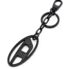 holy-c Metall-Schlüsselanhänger „Oval D” mit Kristallen holy-c Metall-Schlüsselanhänger „Oval D” mit Kristallen