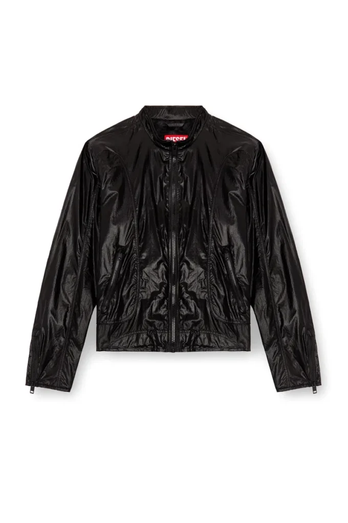 j-clays Bikerjacke aus glänzendem Ripstop