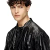 j-clays Bikerjacke aus glänzendem Ripstop