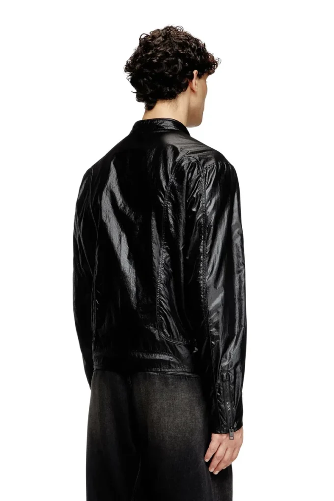 j-clays Bikerjacke aus glänzendem Ripstop