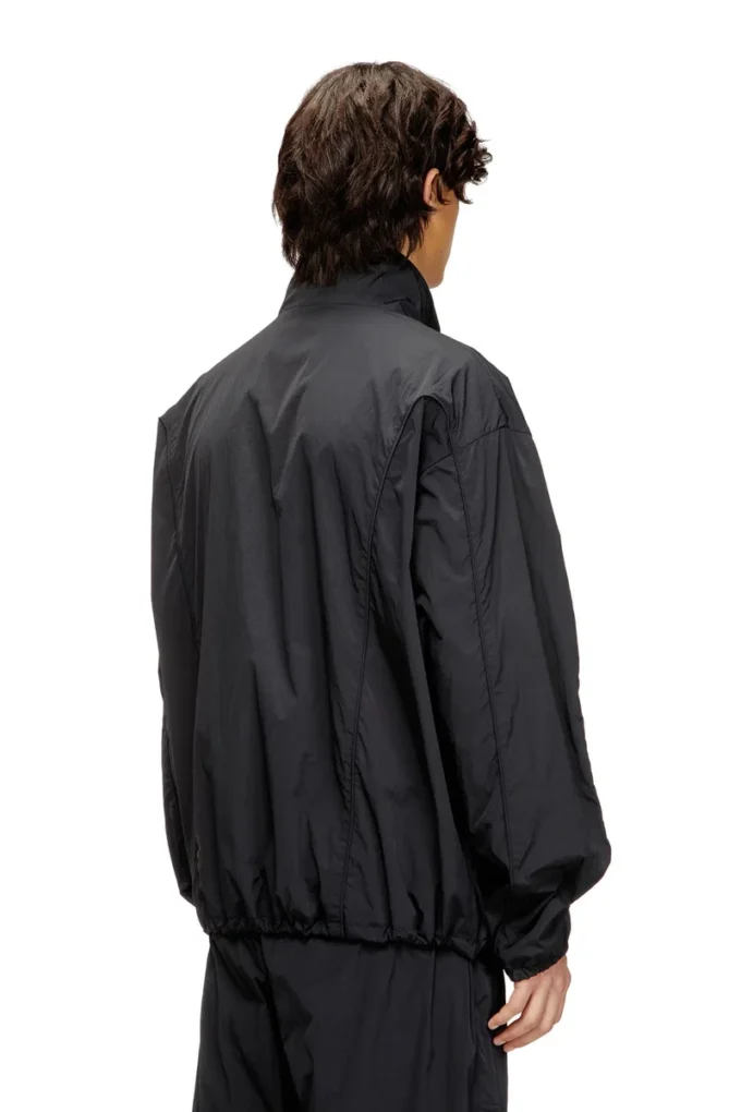 j-five-wrd-akad Jacke aus geknittertem Nylon mit Paspelierung j-five-wrd-akad Jacke aus geknittertem Nylon mit Paspelierung