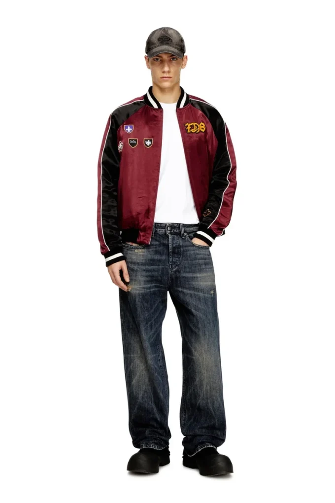 j-foulkes-cp Satin-Souvenirjacke j-foulkes-cp Satin-Souvenirjacke