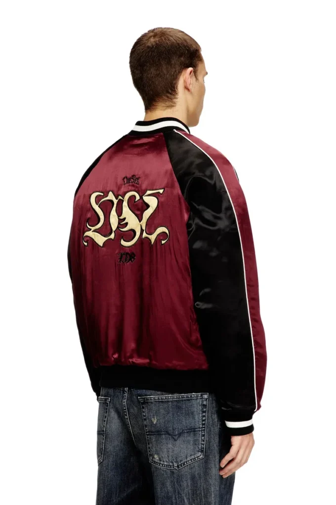 j-foulkes-cp Satin-Souvenirjacke j-foulkes-cp Satin-Souvenirjacke