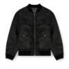 j-held Bomberjacke aus wattiertem Nylon mit ovalem D