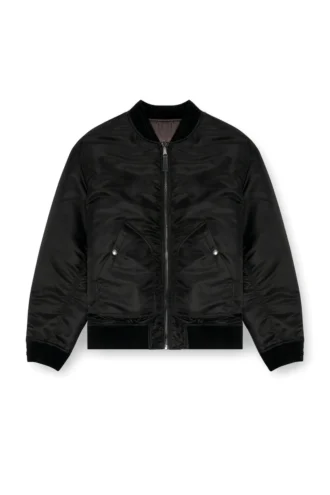 j-held Bomberjacke aus wattiertem Nylon mit ovalem D