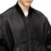 j-held Bomberjacke aus wattiertem Nylon mit ovalem D