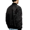 j-held Bomberjacke aus wattiertem Nylon mit ovalem D
