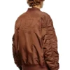 j-held Bomberjacke aus wattiertem Nylon mit ovalem D j-held Bomberjacke aus wattiertem Nylon mit ovalem D