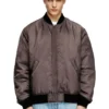 j-held Bomberjacke aus wattiertem Nylon mit ovalem D