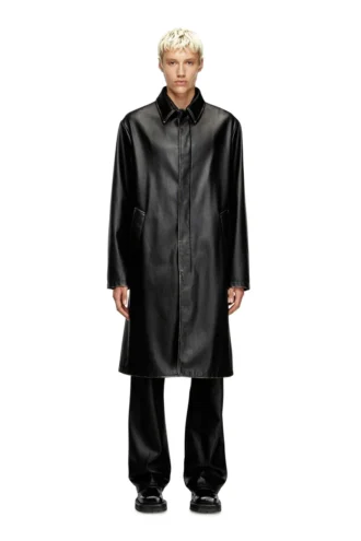 j-rivers Distressed Car Coat mit Flanellfutter