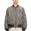 j-type-treat Gesteppte Bomberjacke mit Argyle-Muster