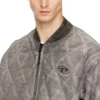 j-type-treat Gesteppte Bomberjacke mit Argyle-Muster
